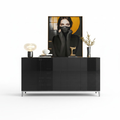 Bahut Armoire de luxe Étagère en bois Bahut Salon Moderne Designer