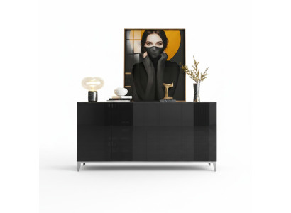 Bahut Armoire de luxe Étagère en bois Bahut Salon Moderne Designer