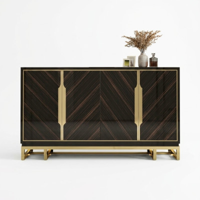 Commodes Bahut Armoire Armoire de luxe Étagère Meuble Armoire en bois neuf