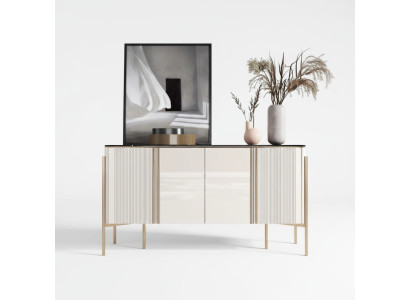 Commode en bois Garde-robe design Étagère moderne Buffet commode