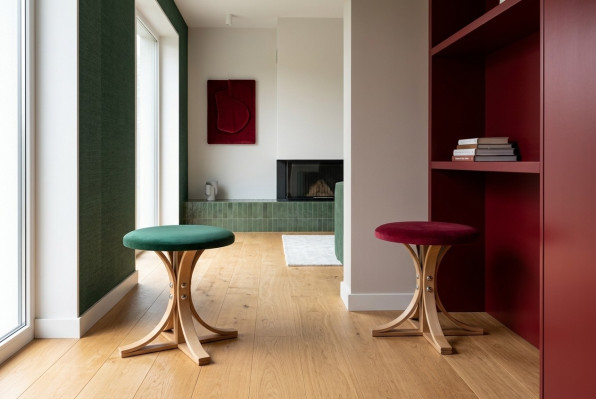Designer 2x Tabouret Mobilier complet Salon moderne Meubles de luxe