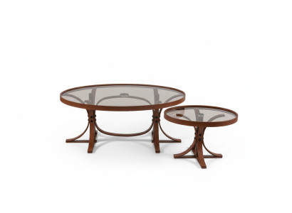2x Tables basses Salon Complet Mobilier de Luxe Designer Style Moderne
