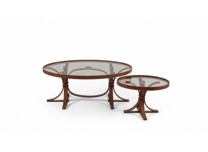 2x Tables basses Salon Complet Mobilier de Luxe Designer Style Moderne
