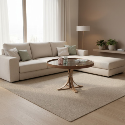 Table basse de luxe Salon Table basse ronde Mobilier Designer Ameublement
