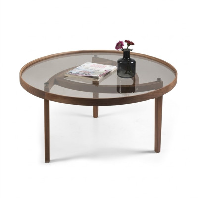 Table basse Salon de luxe Table d'appoint Design Mobilier Table en verre