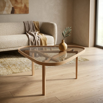 Table basse design Table basse Table basse de luxe Mobilier moderne Table en verre Ameublement