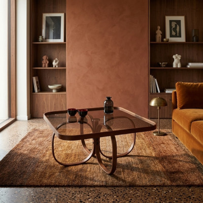 Meubles design Table basse Table d'appoint Table de salon de luxe en verre