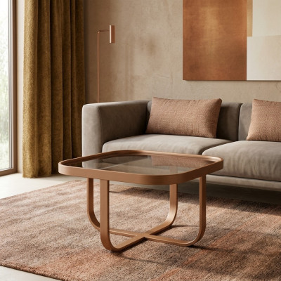 Table basse moderne Design en bois Concepteur Table de salon
