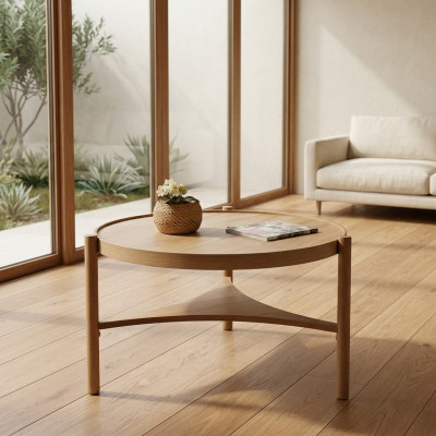 Nouvelle table basse en bois pour le salon - mobilier moderne