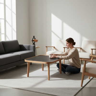 Table basse Table basse de salon design moderne Table basse d'appoint Mobilier de luxe