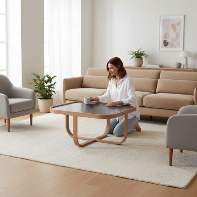 Table basse design Tables d'appoint modernes Mobilier de salon de luxe