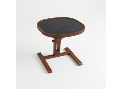 Table d'appoint brune de designer en bois Table basse Table basse neuve pour salon