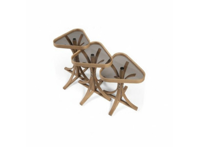 Luxe Complet 3x Tables basses Luxe Table basse de salon Luxe Ameublement