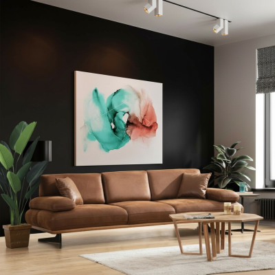 Canapé quatre places moderne en tissu design de luxe pour salon