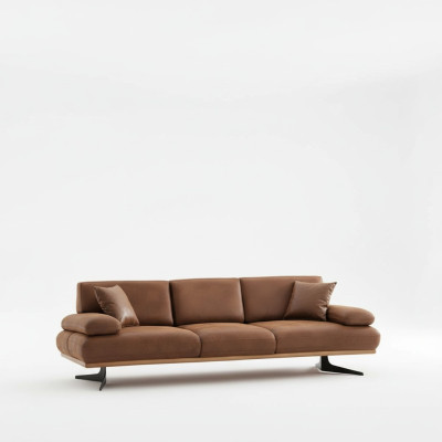 Canapé quatre places moderne en tissu design de luxe pour salon