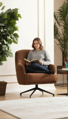 Fauteuil de luxe moderne Siège rembourré Salon Design de siège moderne nouveau