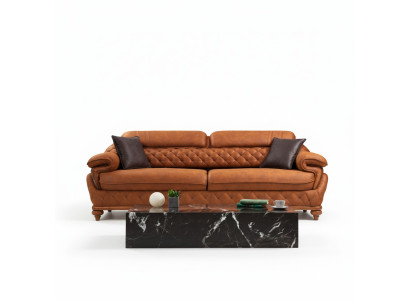 Canapé trois places Canapé Salon Canapés rembourrés Design moderne Meubles de luxe