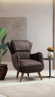 Meuble de luxe Fauteuil de salon Siège rembourré Design moderne Fauteuil rembourré