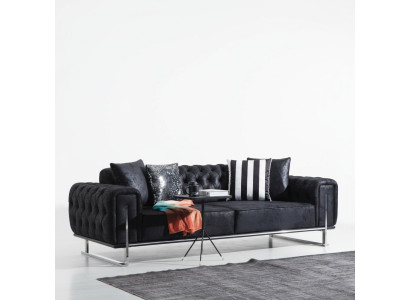 Canapé canapé trois places design Chesterfield meubles de luxe canapés rembourrés salon