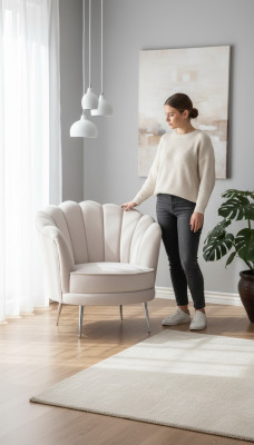 Meubles de salon de luxe Design de fauteuil Moderne Rembourré nouveau Siège