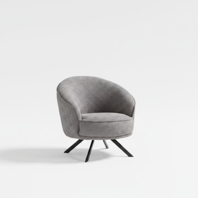 Séjour Moderne Fauteuil Gris Design Mobilier de Luxe Meubles Rembourrés Neufs