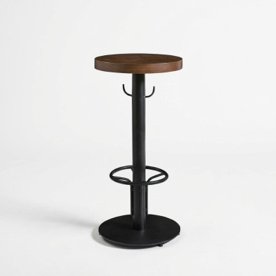 Table de bar Table de bar ronde Moderne Bois Marron Meubles nouveau design de luxe