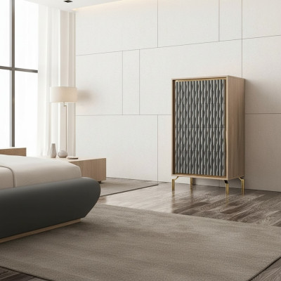 Nouvelle commode de luxe Chambre à coucher Design moderne Armoire Mobilier en bois