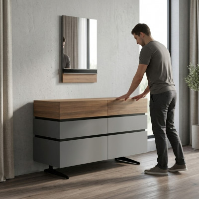 Meubles modernes Chambre de luxe Commode Commode avec miroir Design