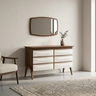 Meuble de chambre moderne avec miroir Armoire de luxe, nouveau mobilier.