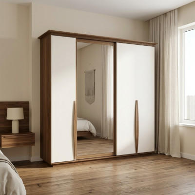 Garde-robe Luxe Armoire de chambre moderne Design de meubles en bois neuf