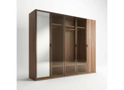 Armoire en bois de garde-robe moderne Armoire de luxe pour chambre à coucher Nouveaux meubles