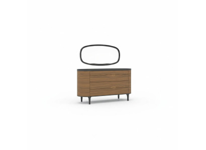 Commode avec Design de Miroir Armoire de Luxe Style Moderne Mobilier de Chambre Nouveau