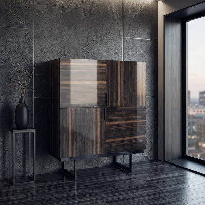 Salle à manger Armoire de luxe Design Buffet en bois Armoire moderne Mobilier
