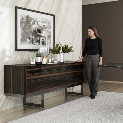 Salle à manger Nouveau Buffet de meubles moderne Design de commode en bois armoire moderne
