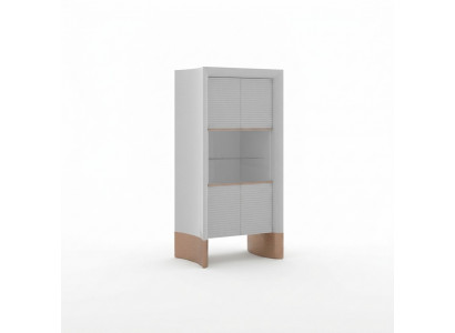 Vitrine de meubles de luxe Design Armoire en bois Vitrines de salle à manger Nouveau en verre