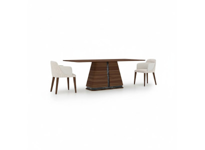 Salle à manger Mobilier Table à manger de luxe Design moderne Table en bois Nouveaux meubles