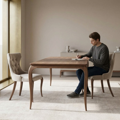 Mobilier moderne Table à manger 4x Chaises Mobilier de salle à manger de luxe Conception nouvelle