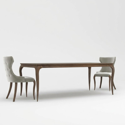 Mobilier moderne Table à manger 4x Chaises Mobilier de salle à manger de luxe Conception nouvelle