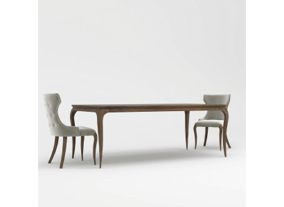 Mobilier moderne Table à manger 4x Chaises Mobilier de salle à manger de luxe Conception nouvelle