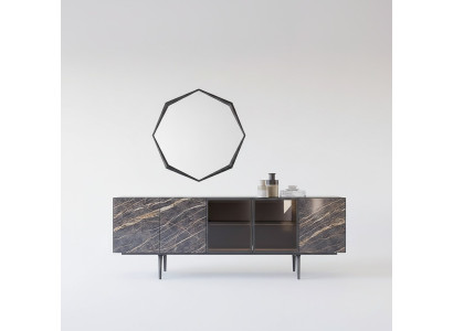 Buffet avec miroir Mobilier de luxe Salle à manger Ensemble complet Mobilier moderne