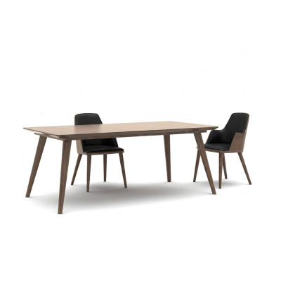 Salle à manger Table à manger de luxe Table complète Chaises 4x Design Aménagements neufs