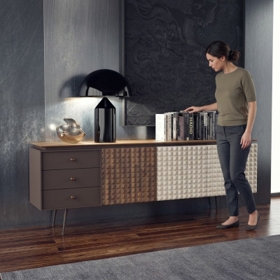 Salle à manger Mobilier Buffet de luxe Mobilier Neuf de Luxe Armoire en Bois de Luxe