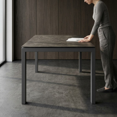 Salle à manger Table à manger Mobilier de luxe Conception de table Mobilier de style moderne nouveau