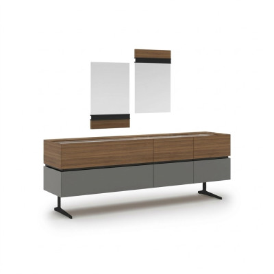 Buffet de luxe pour salle à manger complet 2x miroir Design de mobilier moderne