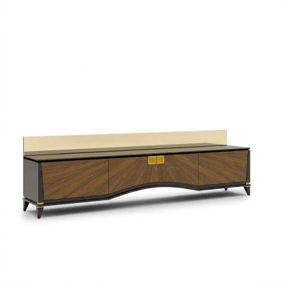 Salon moderne Meuble bas pour téléviseur Design Mobilier Armoire téléviseur Mobilier en bois neuf