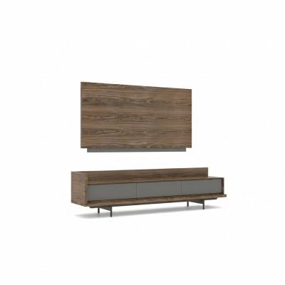Unité murale de luxe pour la télévision, meuble TV bas, cadre TV - Mobilier complet pour le salon et l'ameublement.