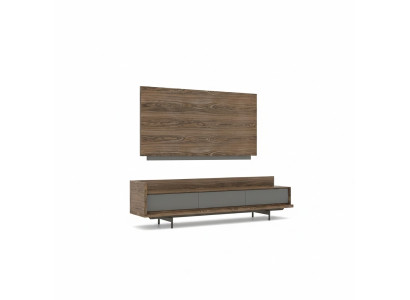 Unité murale de luxe pour la télévision, meuble TV bas, cadre TV - Mobilier complet pour le salon et l'ameublement.