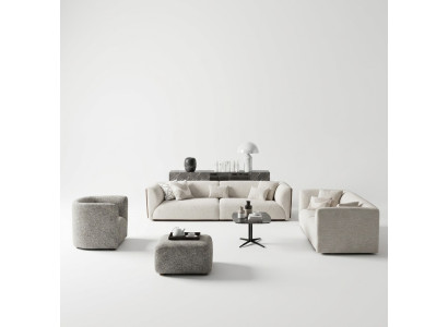 Meubles rembourrés Salon Canapé 4 places Canapé Trois places Mobilier Fauteuil neuf