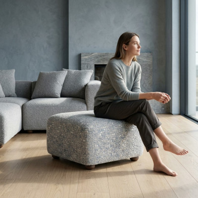 Salon Luxe Tabouret Moderne Designer Rembourrage Mobilier de salon neuf