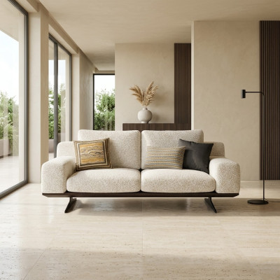 Mobilier de salon Canapé Divan Deux places Moderne Luxe Meubles rembourrés neufs